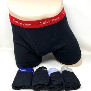5 Pack Calvin Klein NB1899905 Men's Size Cotton Classic Fit Boxer Brief Black